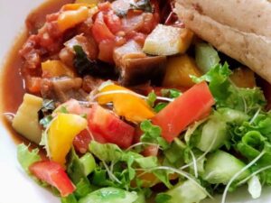 Healthy meal made with surplus food in Bicester